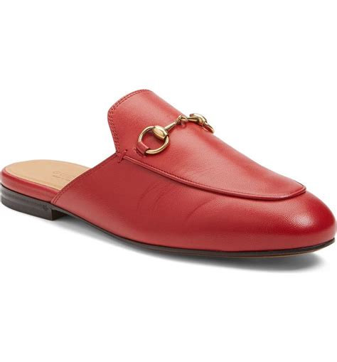 Gucci princetown mules red